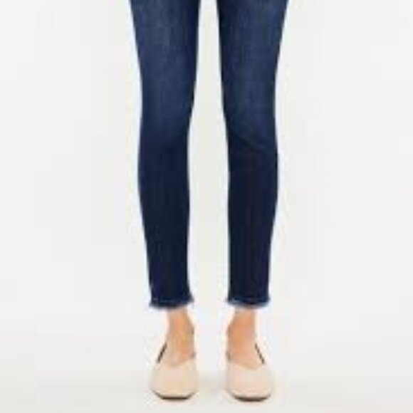 KC11250M ECO Friendly Mid Rise Ankle Skinny by KanCan - Picture 1 of 2